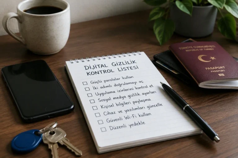 Kişisel Veriler İnternette Nasıl Korunur? Uygulamalı Dijital Gizlilik Kontrol Listesi